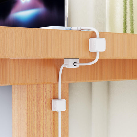 Easy Magnetic Clips Cables Organizer Smooth Adjustable Cord Holder Under Desk Cable Management Wire Keeper Cable Organizer Holder