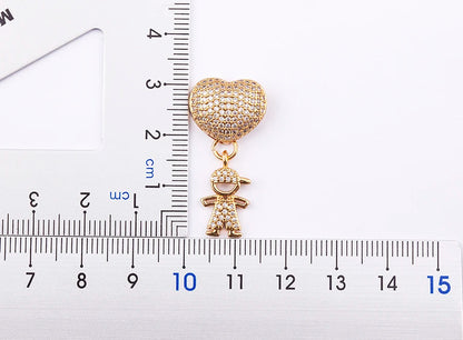 Mother's Love Necklace New Design 9 Styles Luxury Copper Zircon