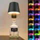 Wireless Bottle Lamp 4000mAh Rechargeable LED Table Lamp RGB