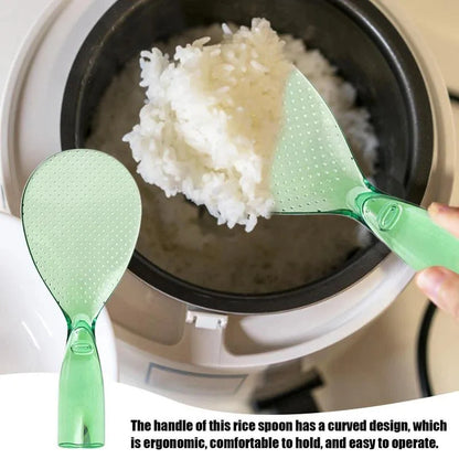 Non Stick Rice Paddle Transparent Porridge Shovel Paddle Safe Cooking Scoop