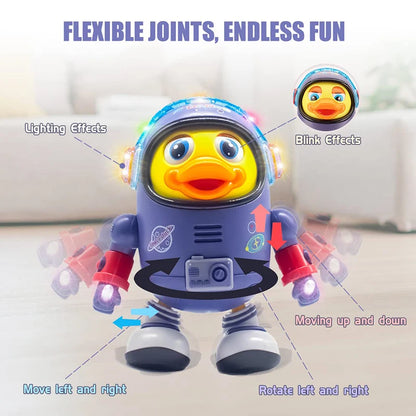 Dancing Space Duck Toy Electric with Lights and Sounds Dancing