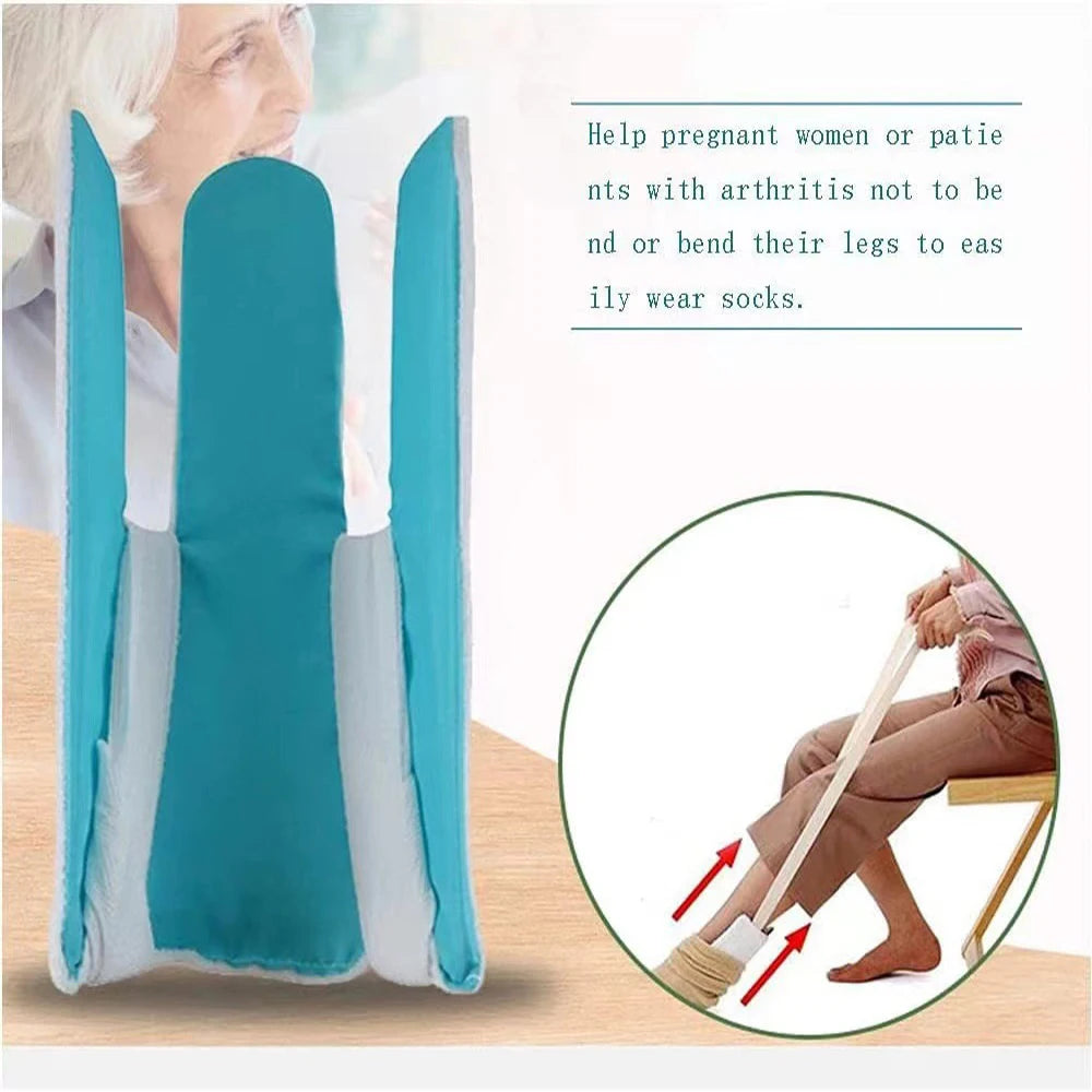 Sock Puller for Seniors Disabled Pregnant Sock Helper Aid Tool