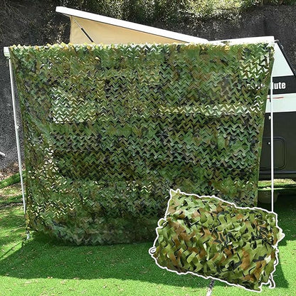 Outdoor Camouflage Netting 2x4m for Hunting Hiding Mesh Outdoor Awning Garden Shading Gazebo