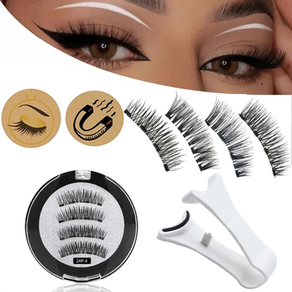 Flawless Magnetic Unpree Eyelashes 3D Portable Cosmetic Tool