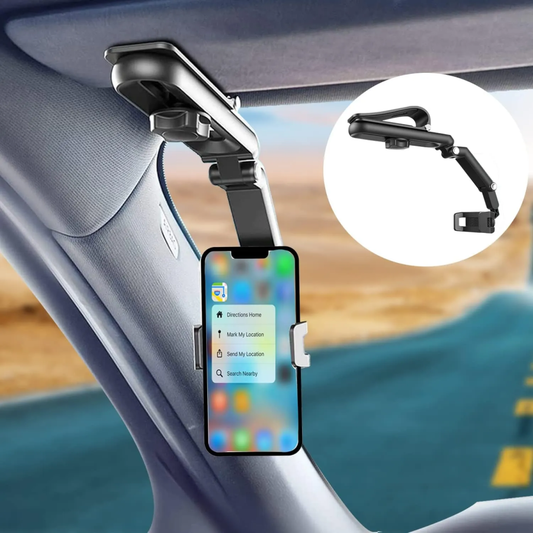 360 Rotating Car Phone Holder with IPhone/Samsung/Android