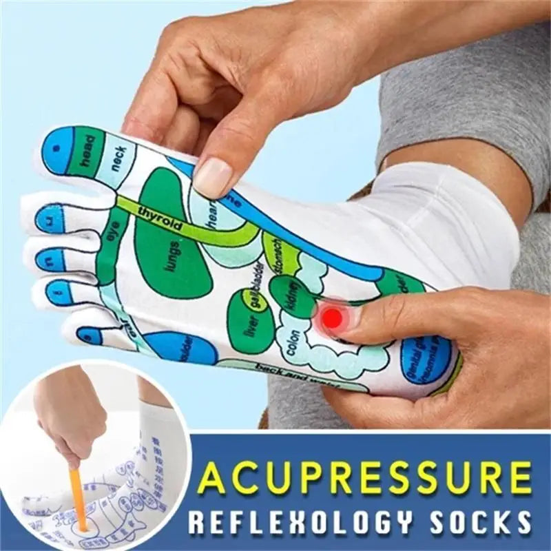 Reflexology Socks With Trigger Point Massage Tool